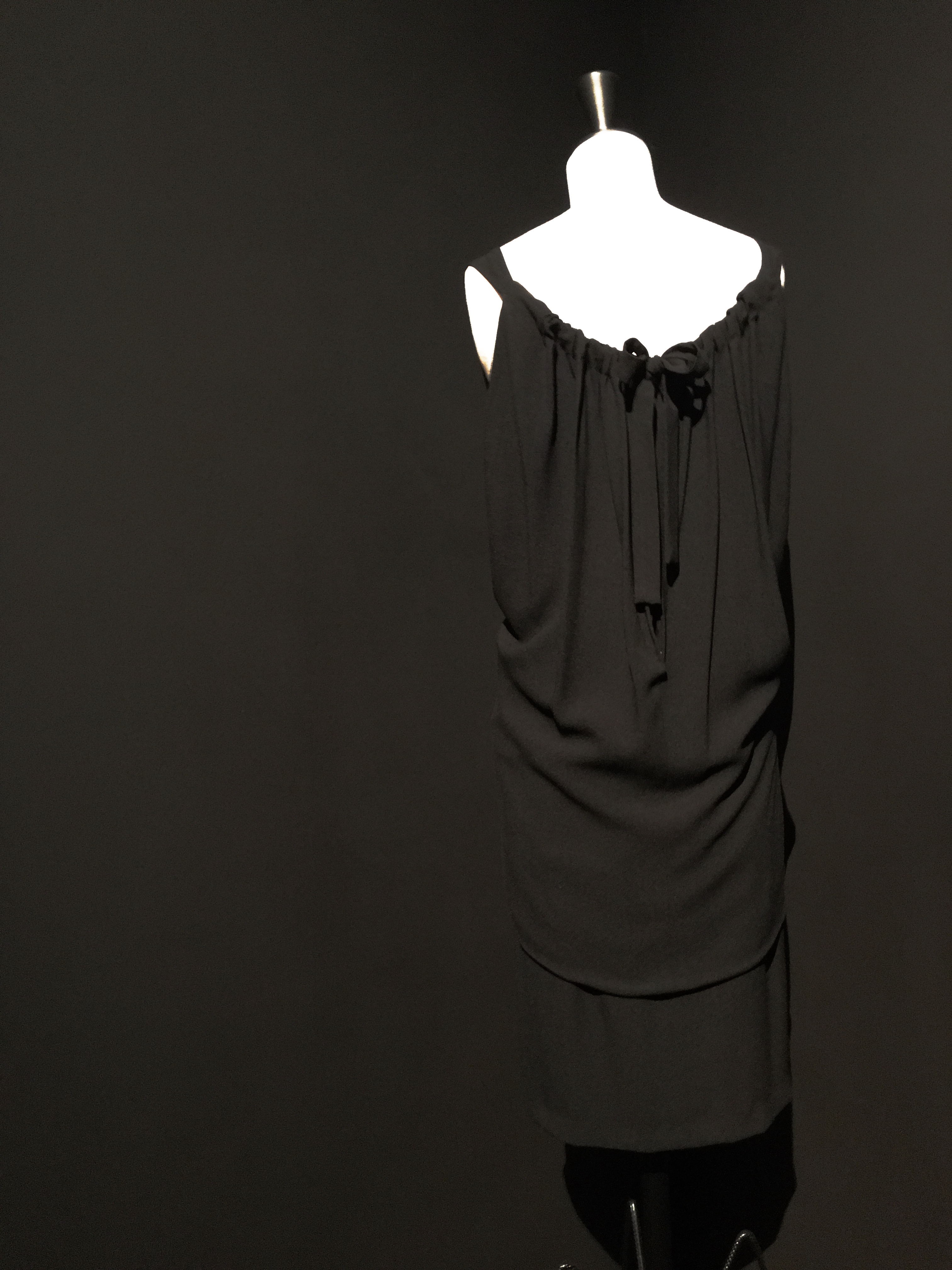 Balenciaga L'oeuvre noir fashion exhibit