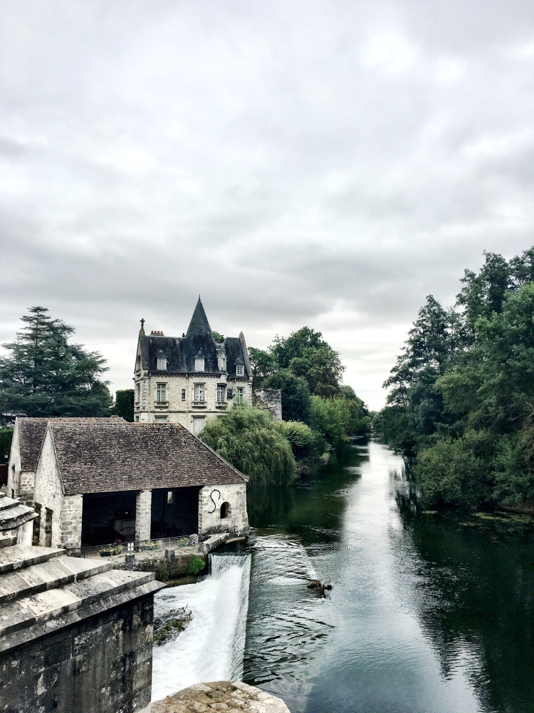 Loing River in Moret-sur-Loing
